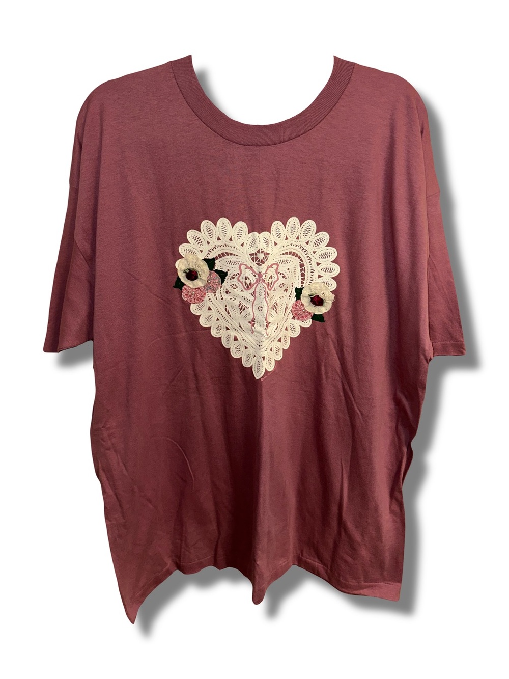 Vtg 1996 Vicki Melhart Doily Tshirt